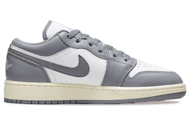 Кроссовки для баскетбола Jordan Air Jordan 1 Low "Vintage Grey" GS - изображение 7