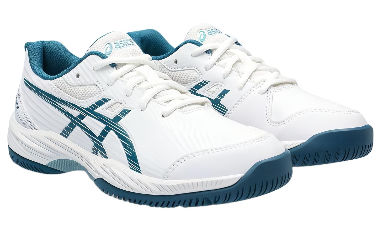 Asics Gel Game 9 GS Low Top Детская обувь Белый Синий Унисекс - изображение 2