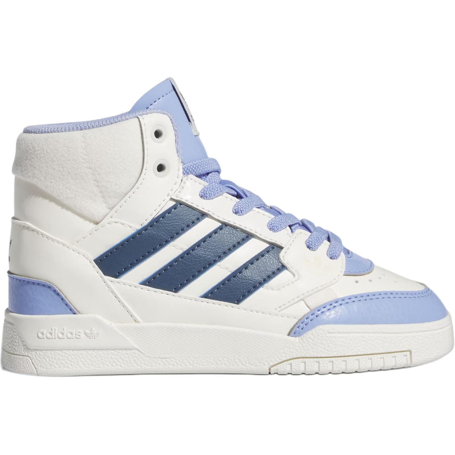 Кроссовки Adidas Originals DROP STEP SE Синтетическая кожа противоскользящие высокие кеды для детей для скейтбординга белые - изображение 2