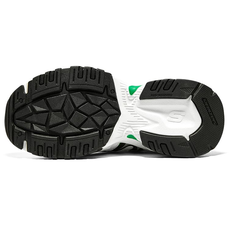 Кроссовки Skechers D'LITES 2,0 Низкие детские повседневные кроссовки Белый Зеленый - изображение 6
