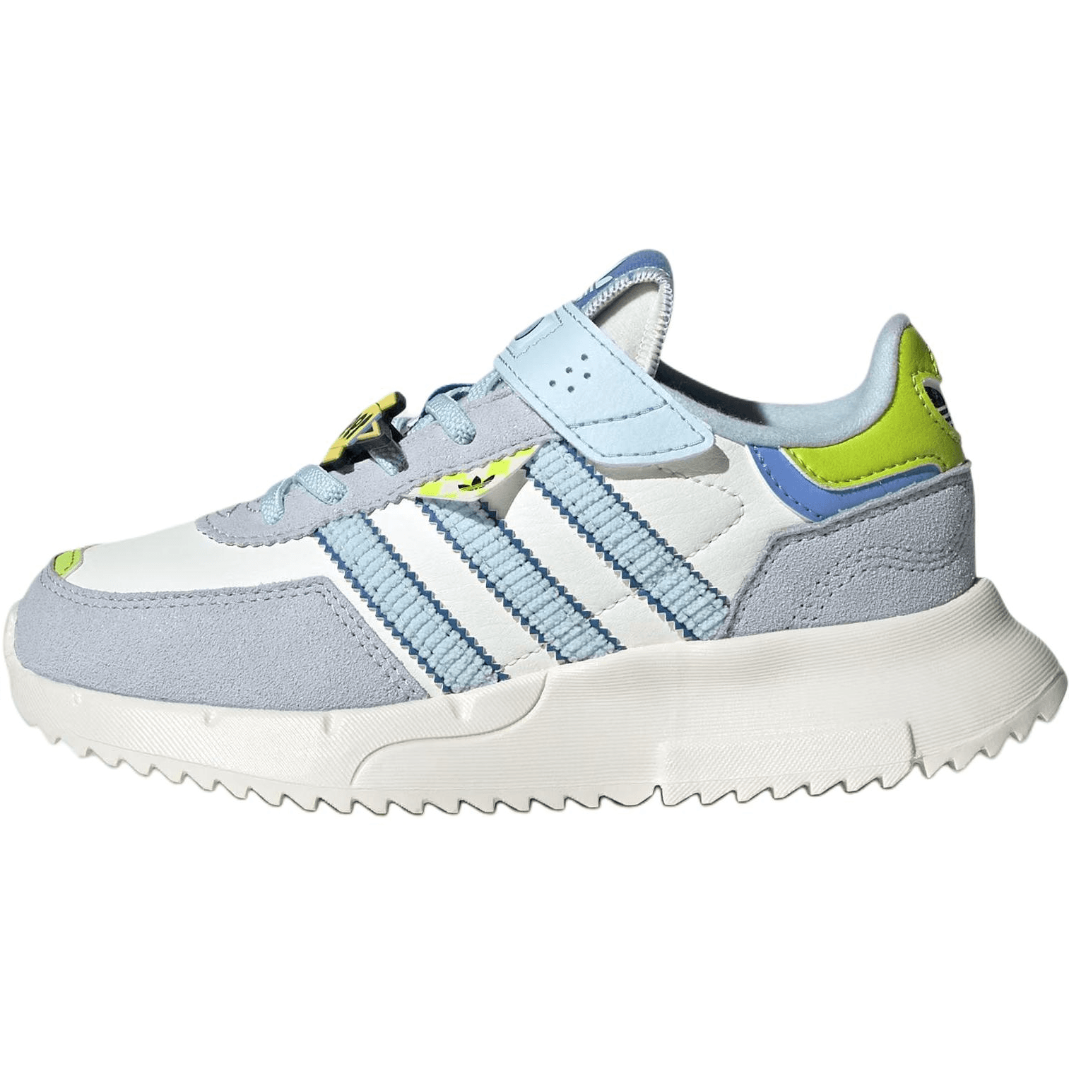 Кроссовки Adidas Originals X Disney Retropy F2 Low Топ Kids Lifestyle Shoes Белый и синий цвет Детский - изображение 1