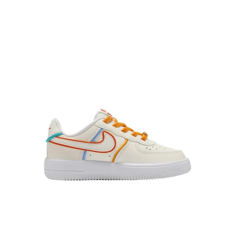 Кроссовки Nike Force 1 Low LV8 EasyOn Змея Коллекция Нового года Кожа Низкий Верх Детские Лайфстайл Обувь - изображение 2