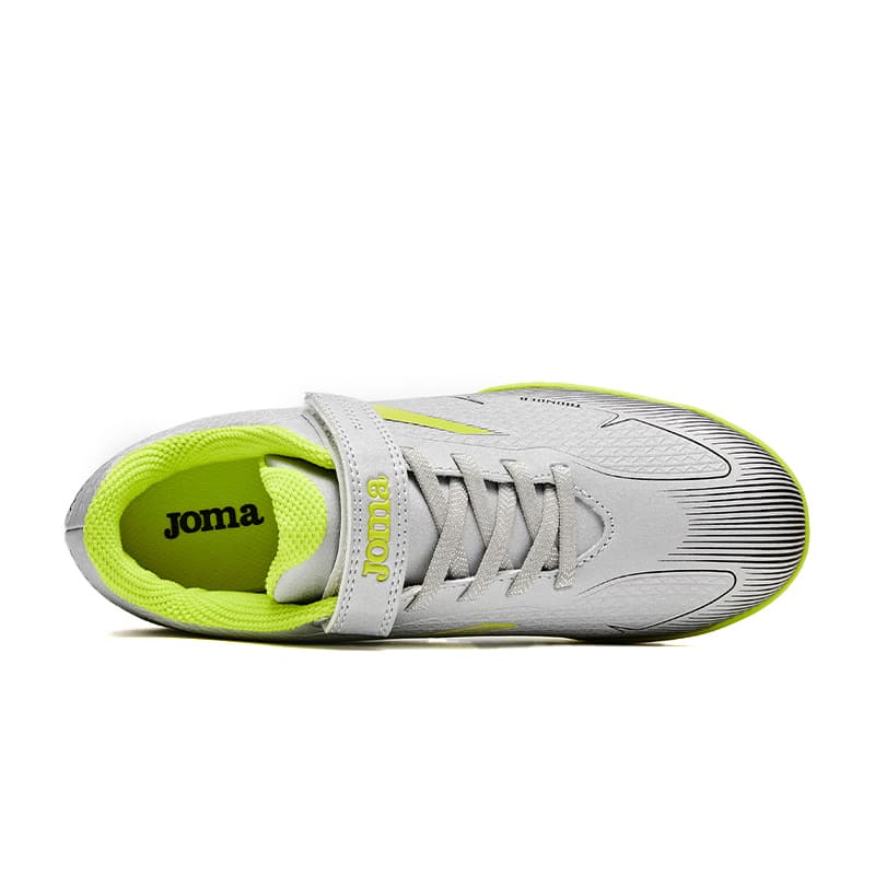 Бутсы Joma Противоскользящие Устойчивые к Износу Низкие Футбольные Бутсы Серебряные Детские - изображение 4