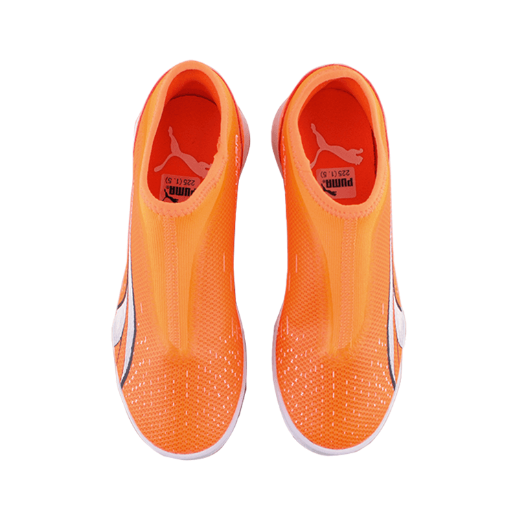 Бутсы PUMA ULTRA PRO Низкие Детские Футбольные Бутсы Оранжевые Подростки - изображение 2