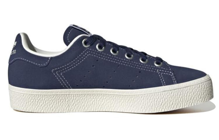 Кроссовки Adidas Originals STAN SMITH CS Удобная противоскользящая анти-КИК низкая детская обувь для скейтбординга синий цвет - изображение 2