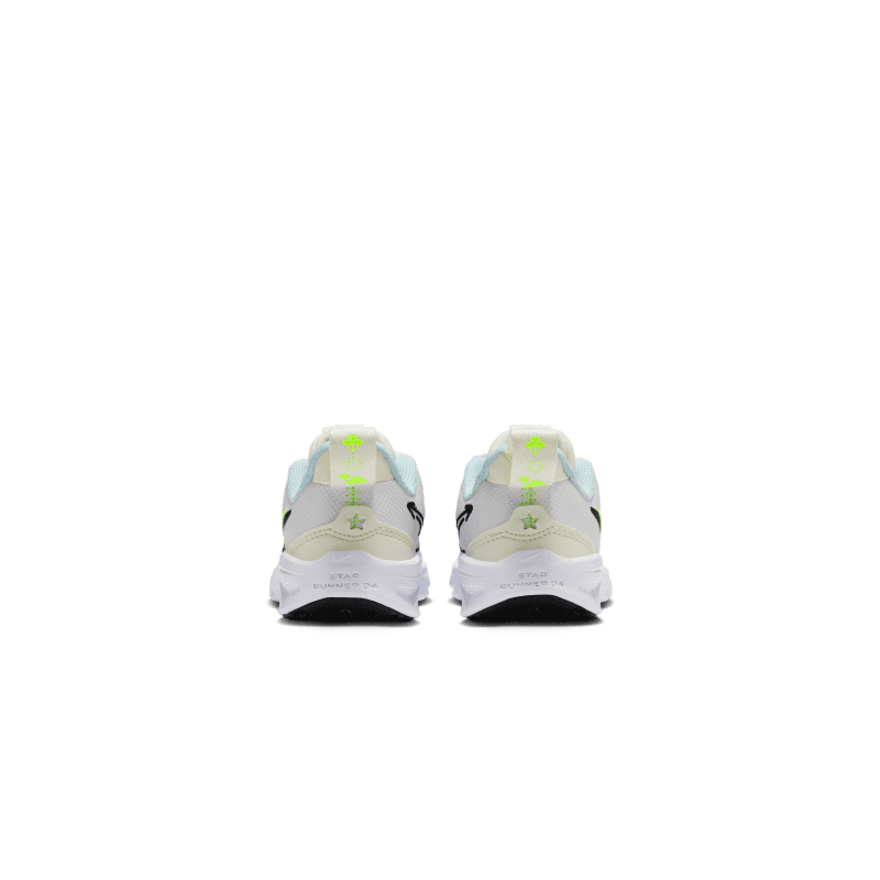 Кроссовки NIKE Star Runner 4 Устойчивые к истиранию Низкие Детские Лайфстайл Кроссовки Белые Детские - изображение 4