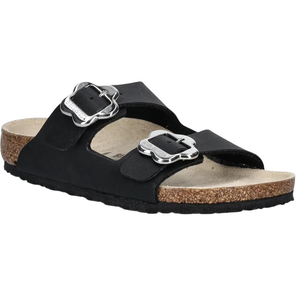 Сандалии Birkenstock Arizona противоскользящие устойчивые к истиранию низкие детские сандалии черные детские - изображение 3