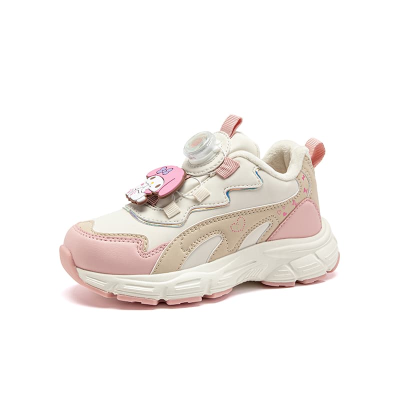 Кроссовки Sanrio My Melody Удобный Повседневный Минималистичный Мультяшный Универсальный Спорт & Фитнес С утеплителем Утолщенный Мальчики и девочки Осень и зима Износостойкий Oтскок Легкий Амортизация Термический Баланс Лоу-топы Детские беговые кроссовки - изображение 2