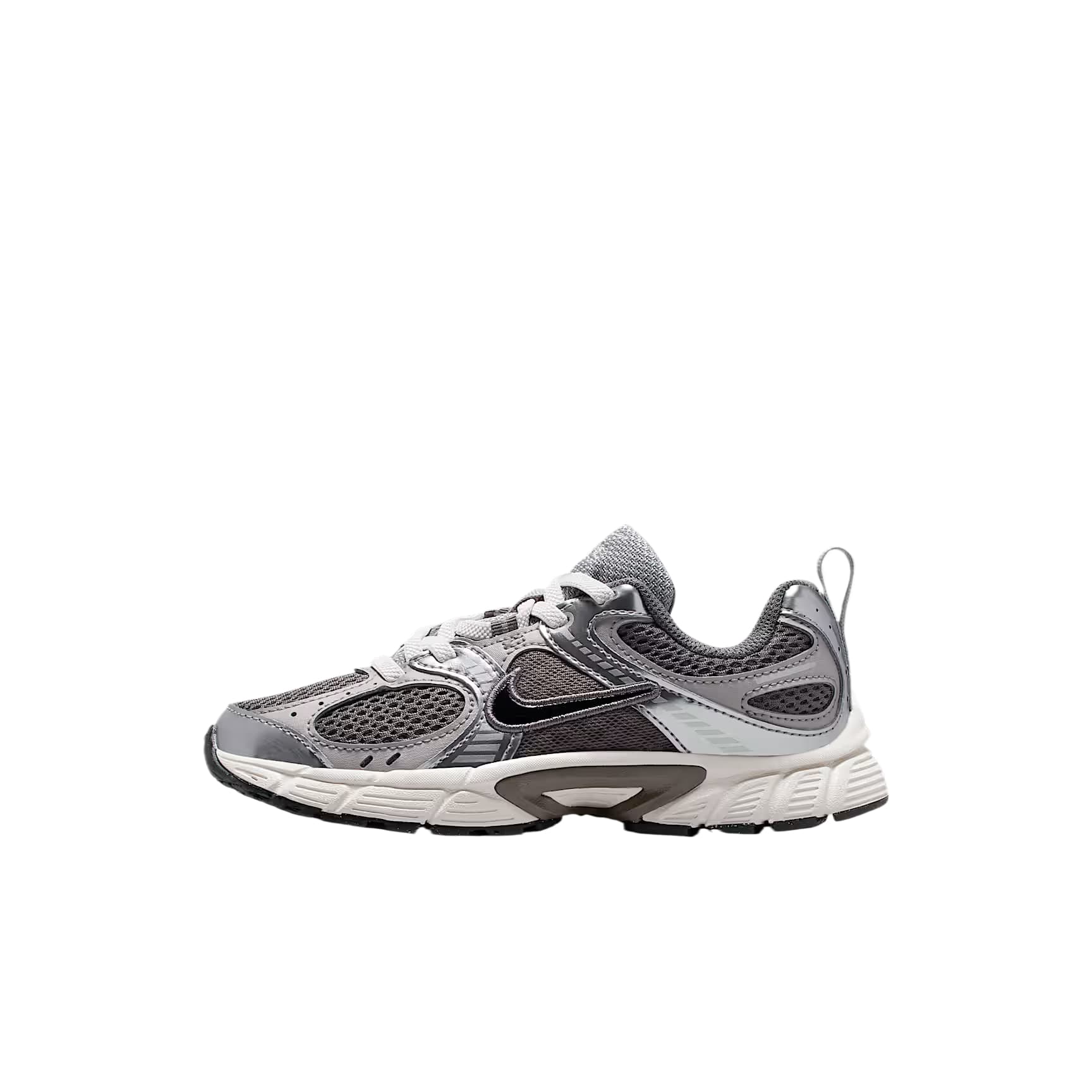 Кроссовки Nike V5 RNR Сетчатая ткань устойчивая к истиранию низкий топ детские беговые кроссовки серебристо-серый детский - изображение 1