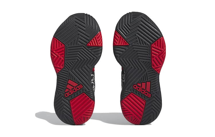 Кроссовки для баскетбола Adidas OwnTheGame 2,0 Устойчивые к истиранию низкие детские баскетбольные кроссовки черного цвета для детей - изображение 6