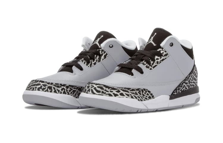 Кроссовки для баскетбола Jordan Air Jordan 3 Retro "Wolf Grey" - изображение 4