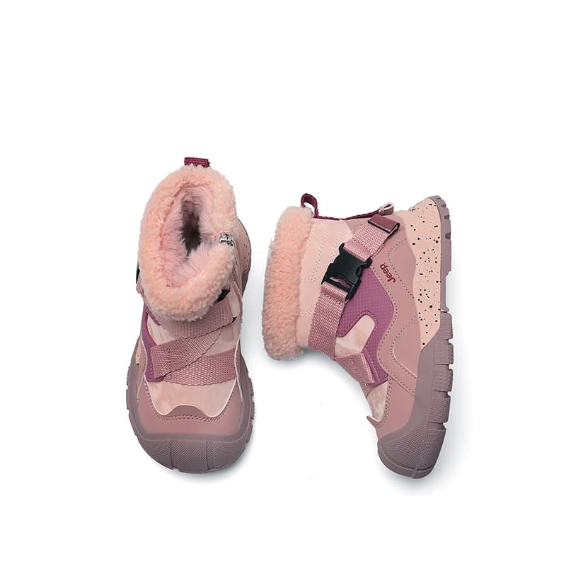 Детские ботинки Jeep цвет Таро фиолетовый вишневый цветок розовый для малышей - изображение 3
