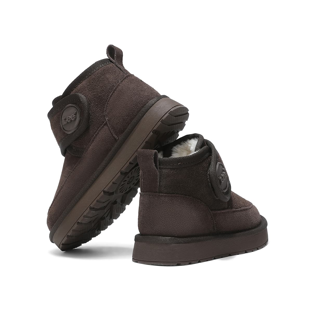 lee Fashion Versatile Удобный С флисовой подкладкой Подкладка Студенты Кампус Трендово Активный отдых High Топ Сноубутсы - изображение 7
