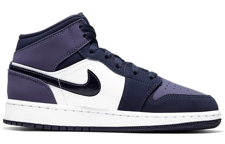 Кроссовки для баскетбола Jordan Air Jordan 1 Mid Sanded Purple GS - изображение 8