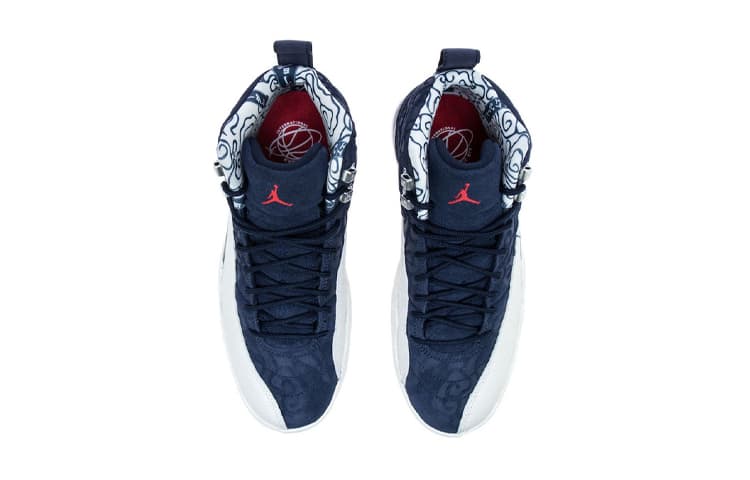 Кроссовки для баскетбола Jordan Air Jordan 12 Retro International Flight BV8017-445 GS - изображение 6
