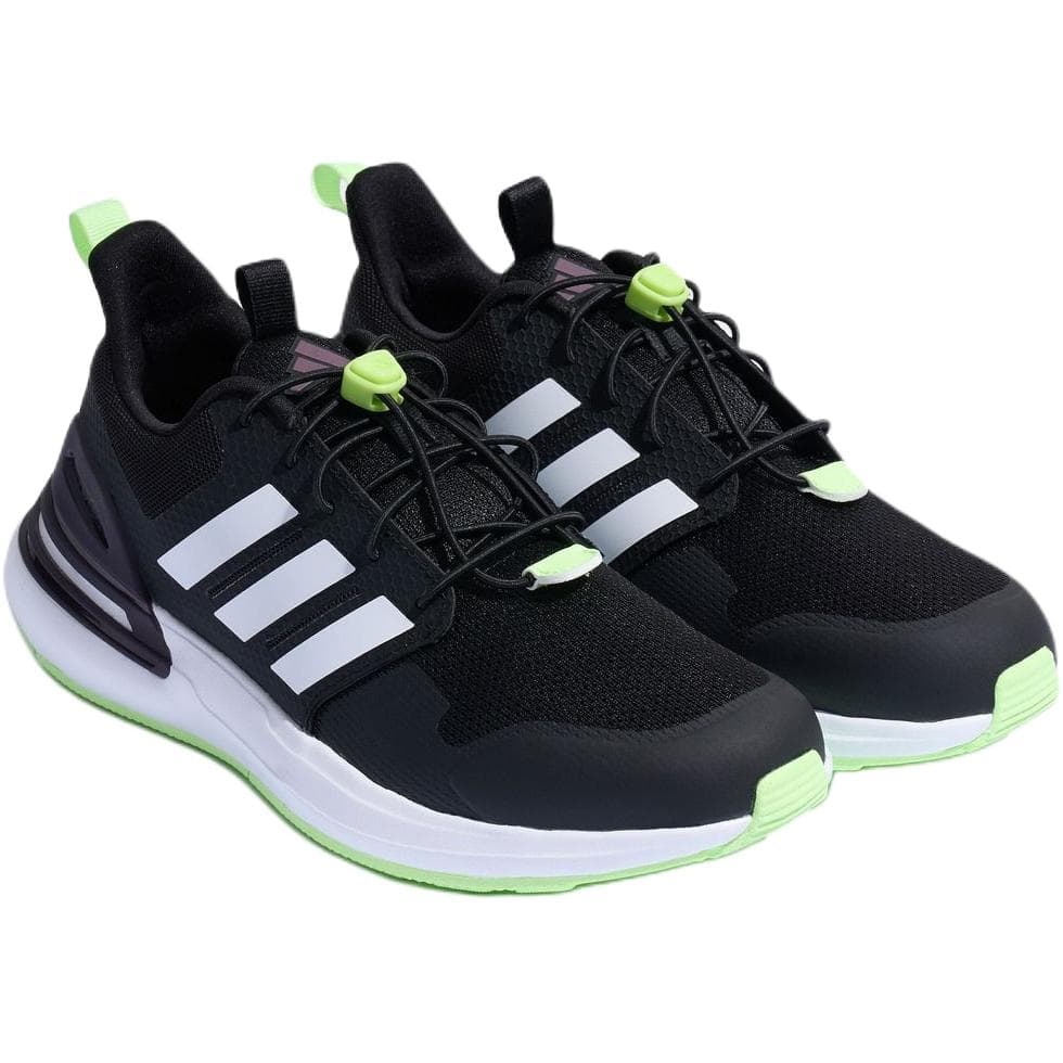 Кроссовки Adidas RAPIDASPORT Low Топ Детская Беговая Обувь Черная Малыш - изображение 3