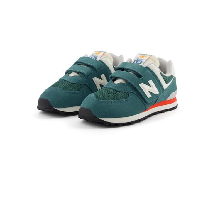 Кроссовки New Balance NB 574 Дышащие Детские Лайфстайл Кроссовки Бирюзовые Детские - изображение 3