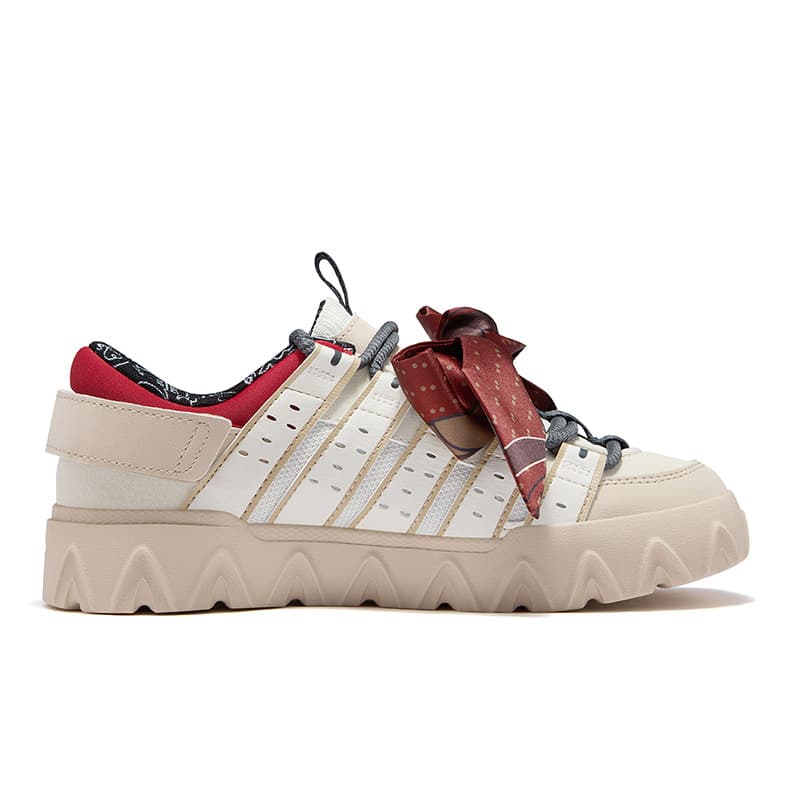 Кроссовки FILA FUSION PISA Low Топ Скейтборд Обувь Women's White Красный - изображение 2