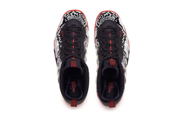 Кроссовки для баскетбола Nike Foamposite One Air Albino Snakeskin GS - изображение 5