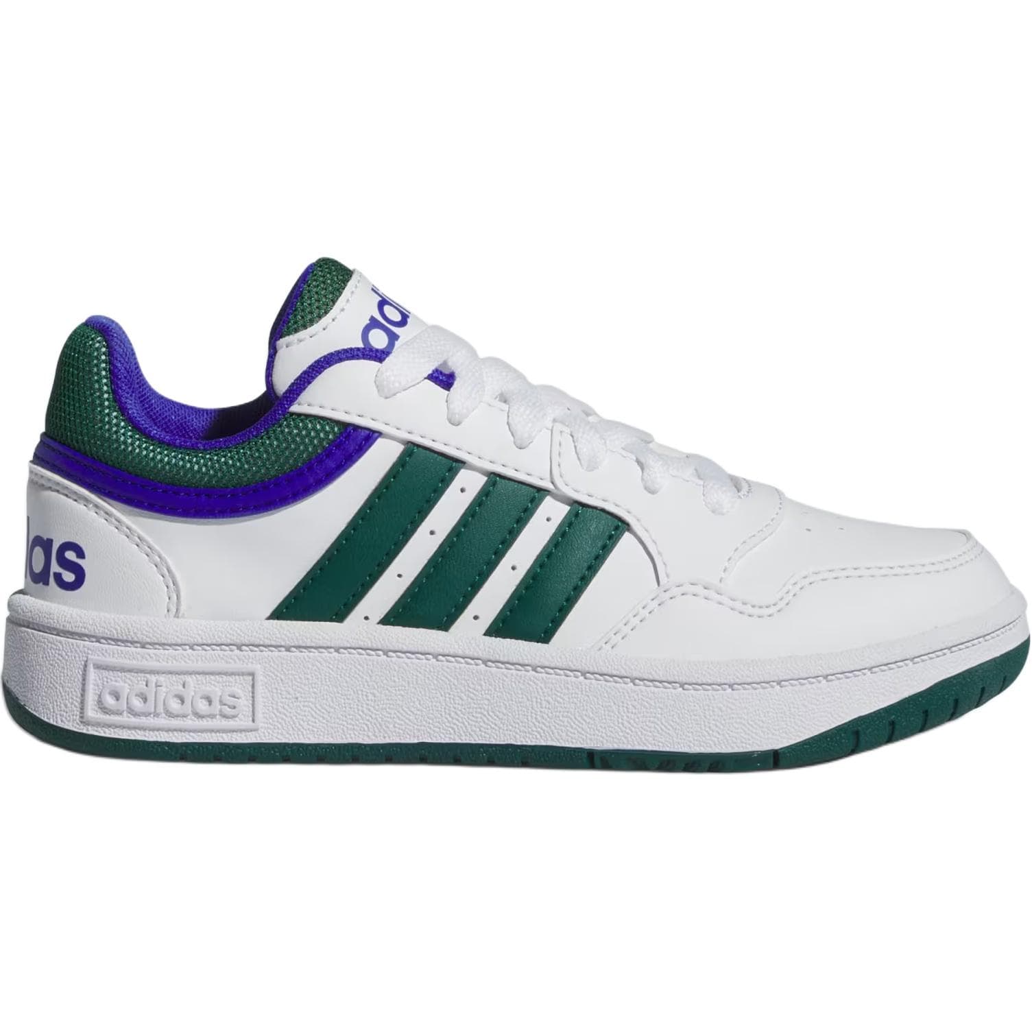 Кроссовки для баскетбола Adidas Hoops Low Топ Детская Баскетбольная Обувь Белая Малыш - изображение 2