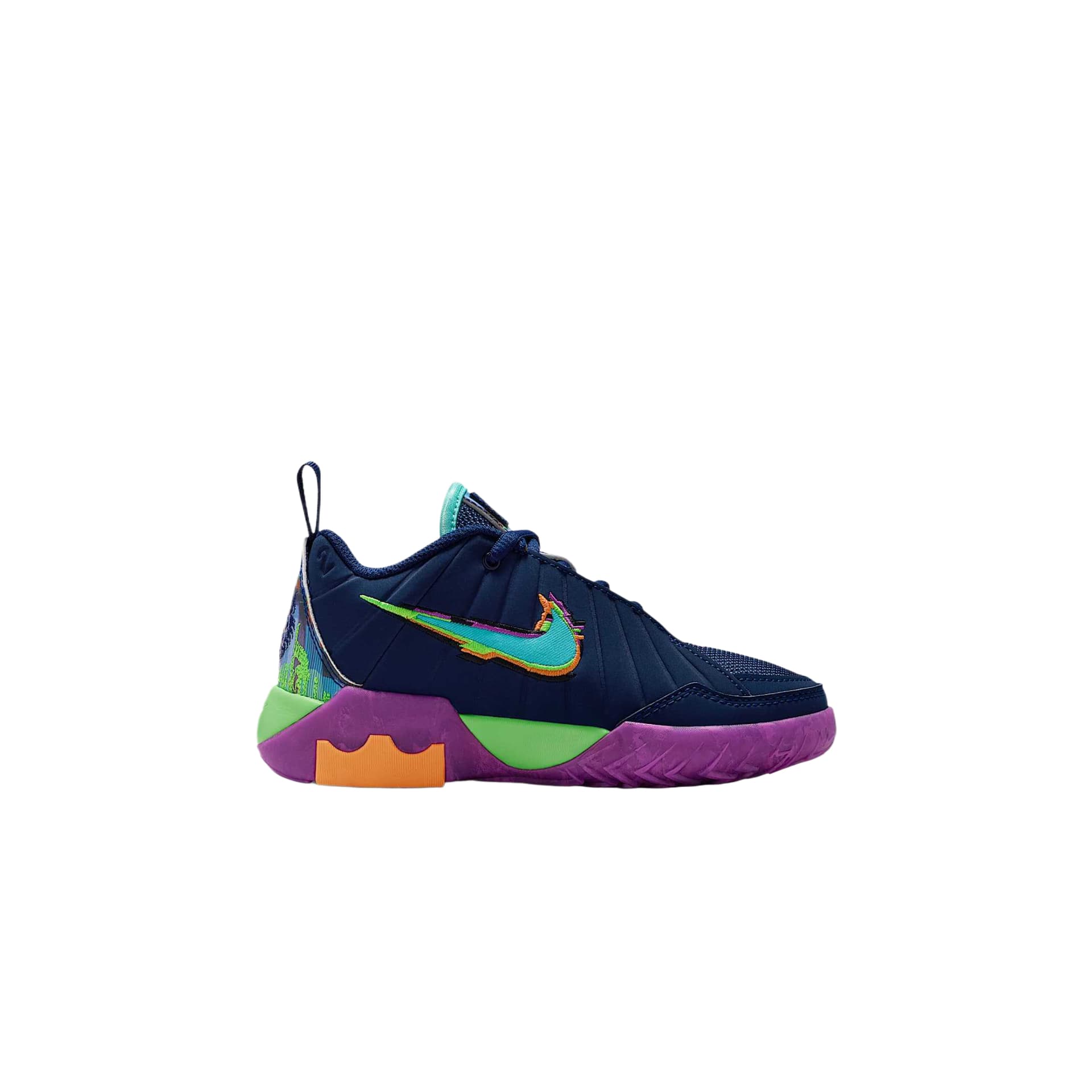 Кроссовки для баскетбола Nike LeBron Witness 9 Синтетическая кожа Низкие кроссовки для баскетбола Детские - изображение 2