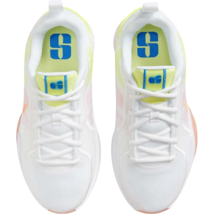 Кроссовки для баскетбола Nike Sabrina 2 противоскользящие низкие детские баскетбольные кроссовки белого цвета - изображение 4
