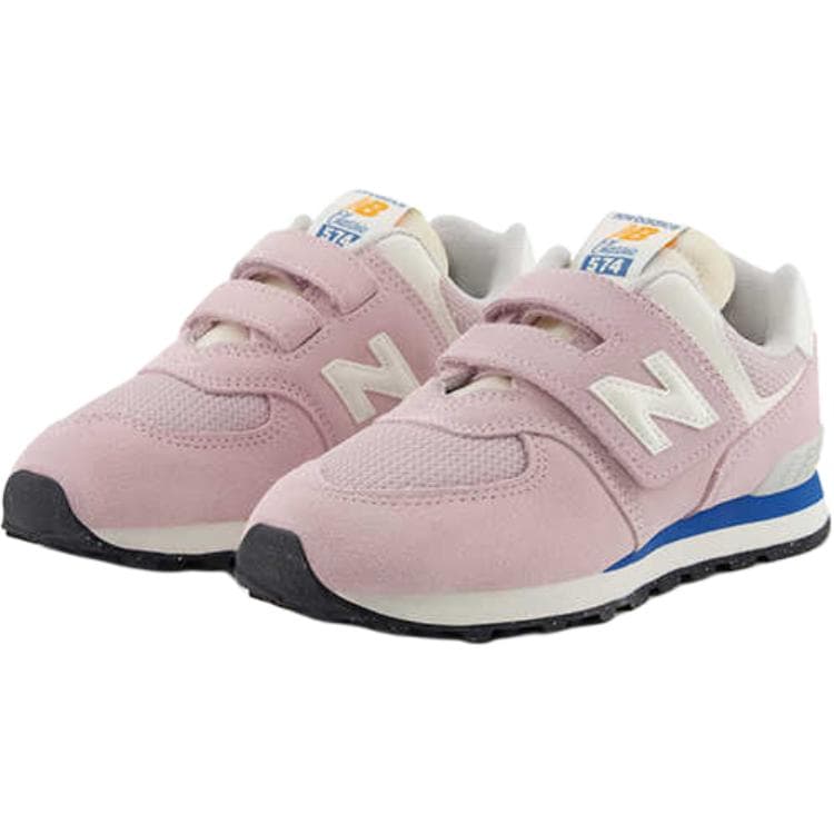 Кроссовки New Balance NB 574 Ткань Anti KICK Низкий Верх Детская Обувь для Повседневной Жизни Розовая Детская - изображение 2
