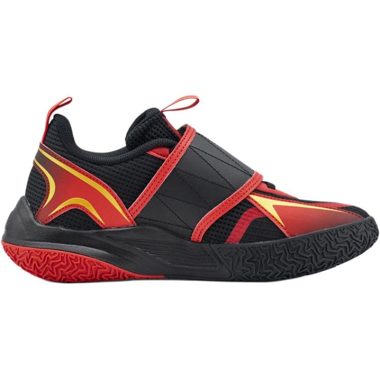 Кроссовки для баскетбола Adidas XENOBURST Low Топ Баскетбольные кроссовки Черный золотой красный Детский - изображение 2