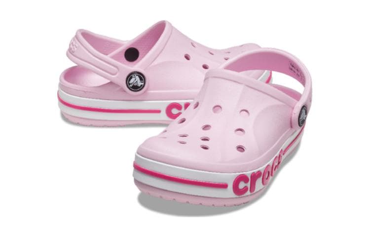 Сандалии Crocs Bayaband противоскользящие и дышащие детские сандалии розовые для малышей - изображение 4