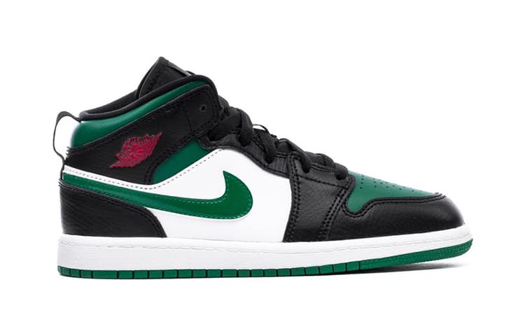 Кроссовки для баскетбола Jordan Air Jordan 1 Mid "Black Pine Green" - изображение 4