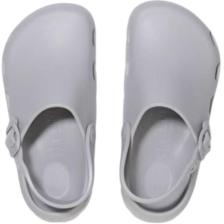 Birkenstock Birki Flow Устойчивые к истиранию Низкие Детские Сандалии Серые Детские - изображение 4