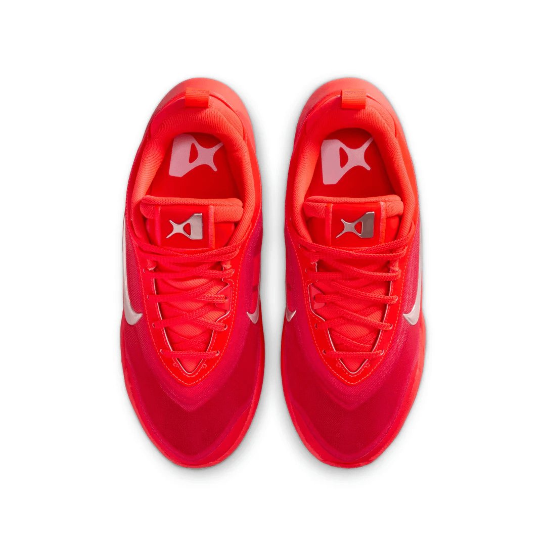 Кроссовки для баскетбола Nike A'One Low Топ Детская Баскетбольная Обувь Ярко-Красная Малыш - изображение 3