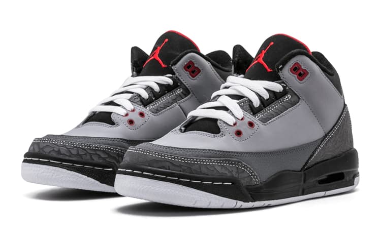 Кроссовки для баскетбола Jordan Air Jordan 3 Retro BG Stealth GS - изображение 4