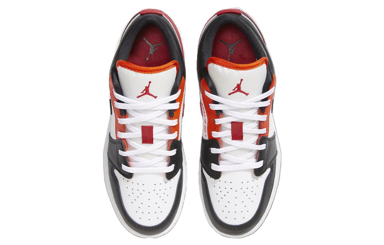 Кроссовки для баскетбола Jordan Air Jordan 1 Low "Flaming Swoosh" GS - изображение 4