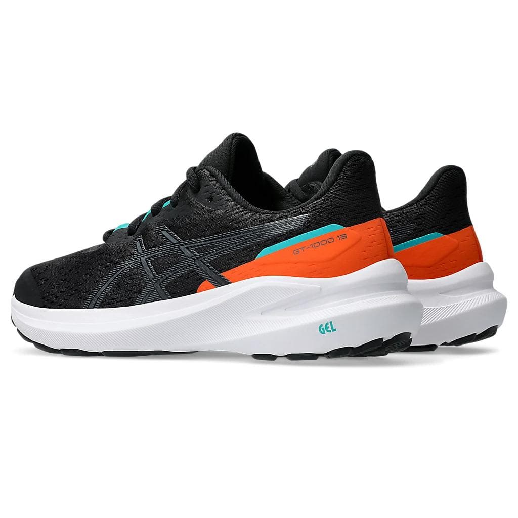 Asics GT 1000 13 Устойчивые к истиранию Низкие Кроссовки для тренировок Детские Черный Угольный Детский - изображение 4