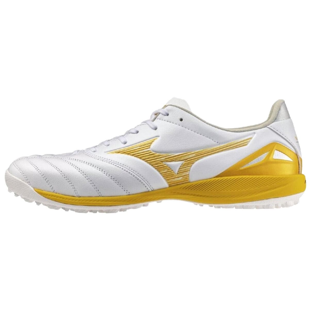 Кроссовки для футбола Mizuno Morelia Neo 4 Футбольные бутсы Мужские Белый Золото - изображение 1