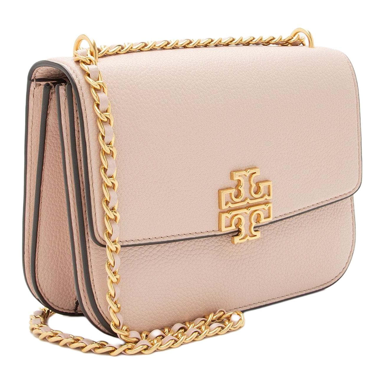 Сумка через плечо Tory Burch Britten Телячья кожа Сумки кросс-боди Женские Телесно-розовый - изображение 2