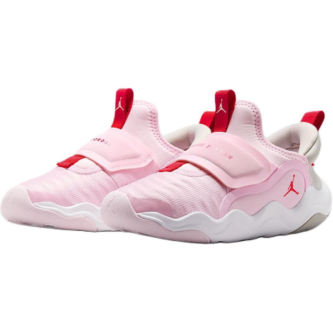 Кроссовки Jordan x 23/7,2 EasyOn Удобный противоскользящий амортизирующий износостойкий лоу-топ детская повседневная обувь розово-белый для детей 3-7 лет - изображение 3