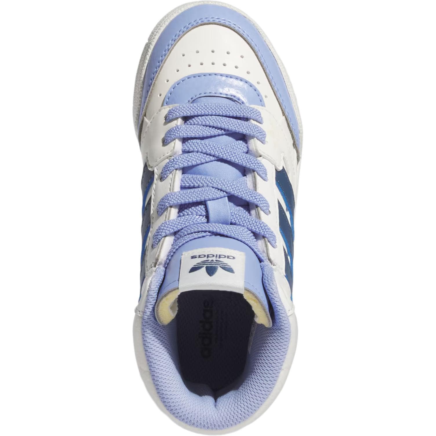 Кроссовки Adidas Originals DROP STEP SE Синтетическая кожа противоскользящие высокие кеды для детей для скейтбординга белые - изображение 5