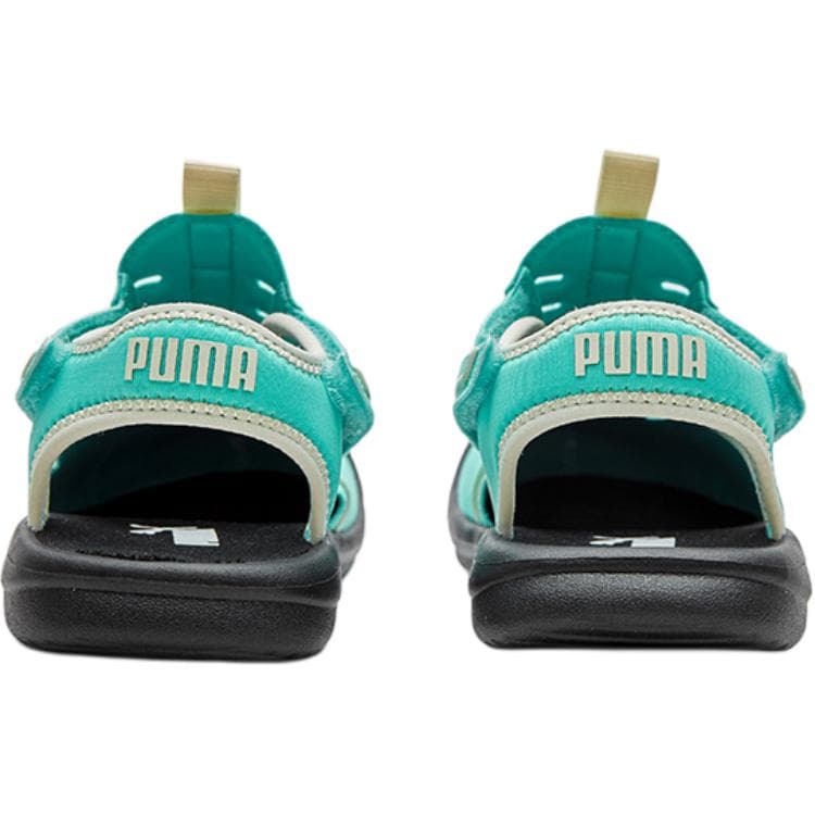 Сандалии PUMA Aquacat Ткань Низкие Детские Сандалии Аква-Синий Сливочный Аромат Трава Детский - изображение 5