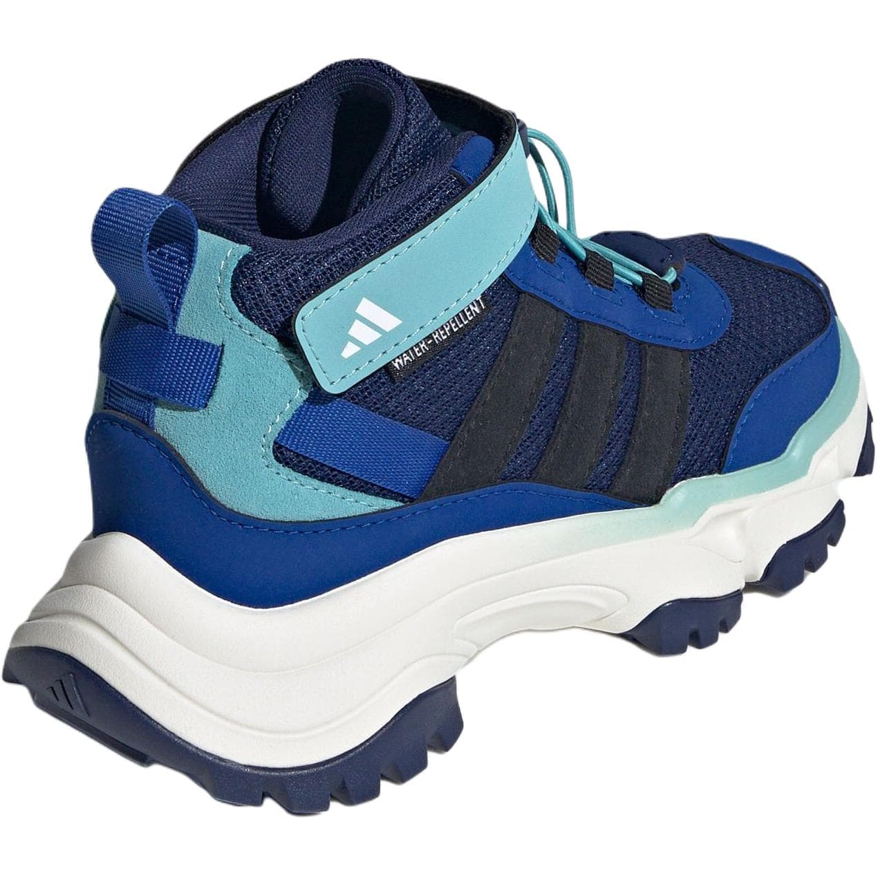 Кроссовки Adidas CITYWOWLK Теплоизоляционный MID Топ Повседневная обувь Синий черный Детский - изображение 5