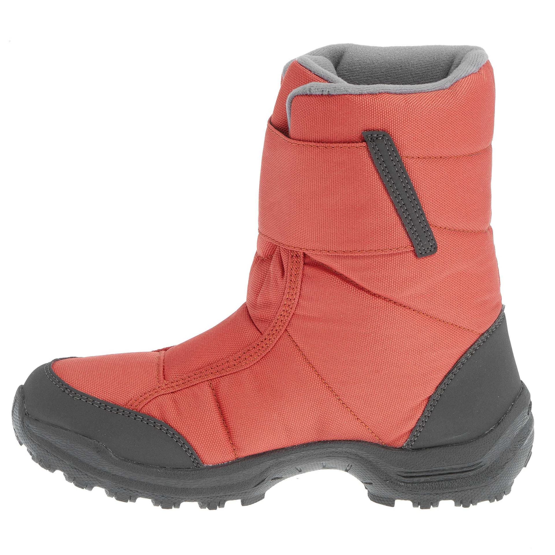 DECATHLON Arpenaz Детские утепленные и зимние ботинки Красный Детский - изображение 4