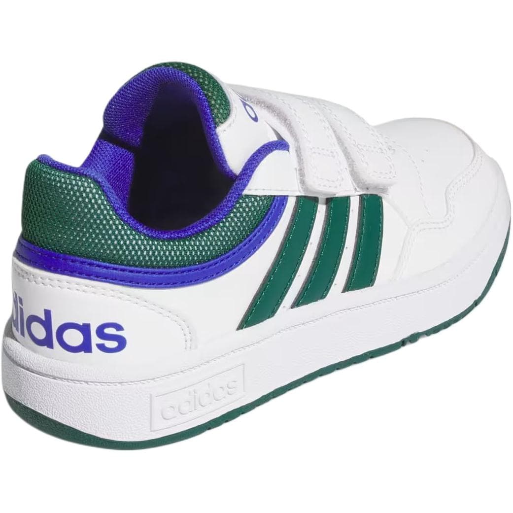 Кроссовки для баскетбола Adidas HOOPS Lifestyle Поддержка Низкие Кеды Детские Баскетбольные Кроссовки Белые Детские - изображение 5