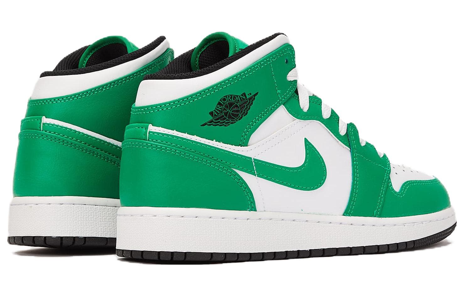 Кроссовки для баскетбола Jordan Air Jordan 1 Mid "Lucky Green" GS - изображение 4