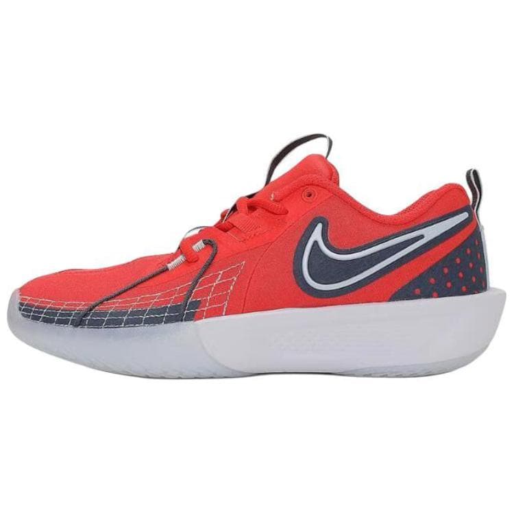 Кроссовки для баскетбола NIKE G.T. Cut 3 Противоскользящие Низкие Детские Баскетбольные Кроссовки Красный Черный Белый Малыш - изображение 1