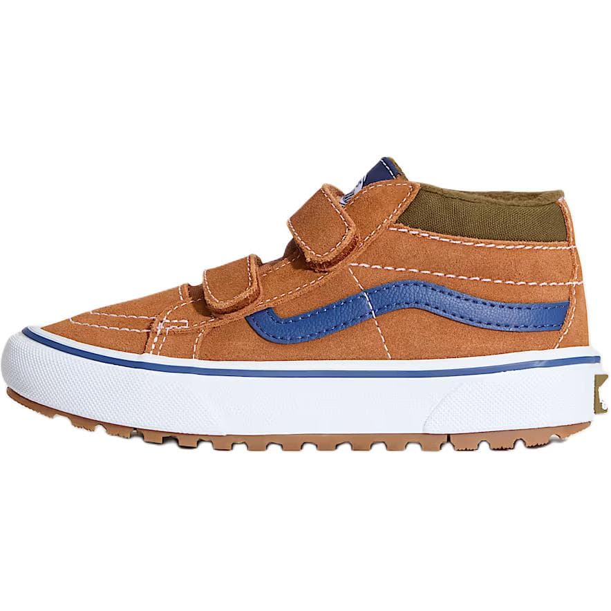 Кроссовки Vans SK8 MID Скейтборд Кроссовки Коричневые Детские - изображение 1