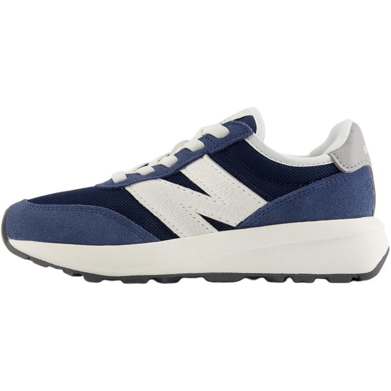 Кроссовки New Balance 370 Artificial Suede Низкий Верх Детская Беговая Обувь Синяя Малыш - изображение 1