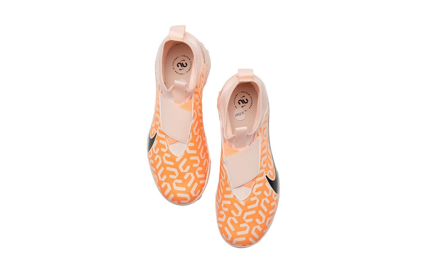Бутсы Nike Mercurial Superfly 9 Амортизация MID Топ Футбольные бутсы Апельсин Детские - изображение 3