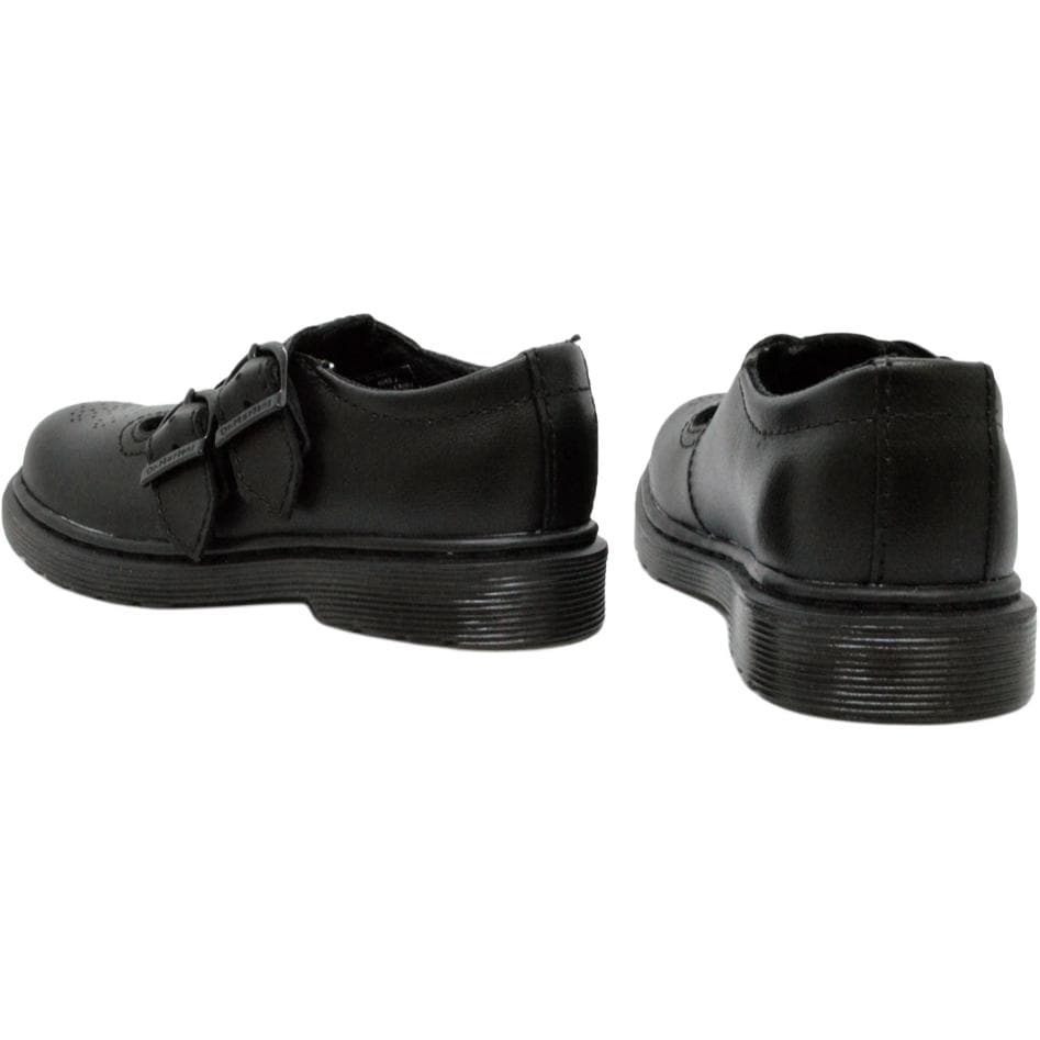 Dr.Martens Низкие Кеды Детская Кожа Обувь Черная Малыш - изображение 4