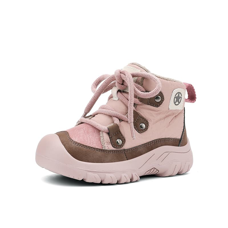 Кроссовки Jeep High Top Повседневная обувь Пастельно-розовый Коричневый Детский - изображение 2